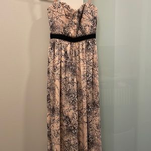 BCBG floor length gown